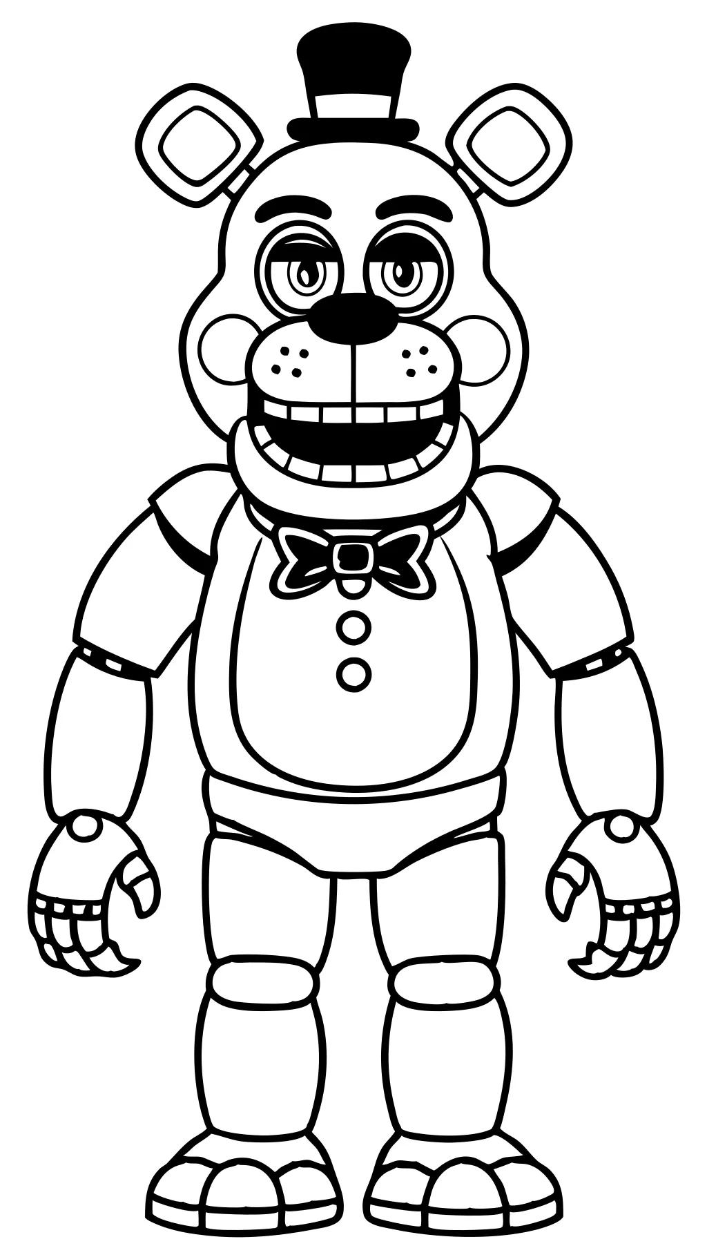 five nights at freddy’s security breach coloring pages